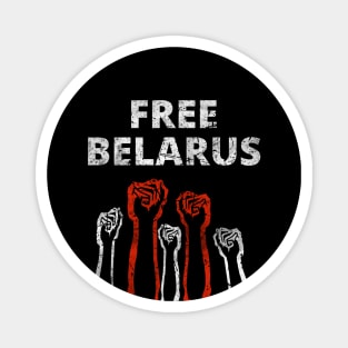 Free Belarus Freies Weißrussland Protest Magnet